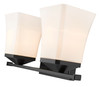 Z-LITE 1939-2V-MB 2 Light Vanity, Matte Black