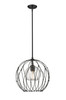 Z-LITE 1940P16-MB 1 Light Pendant, Matte Black