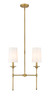 Z-LITE 3033-2L-RB 2 Light Chandelier, Rubbed Brass