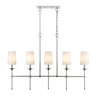 Z-LITE 3033-5L-PN 5 Light Chandelier, Polished Nickel