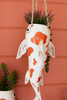 KALALOU CDV2165 CERAMIC KOI FISH HANGING PLANTER