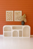 KALALOU CHH1427 WHITE WOOD CONSOLE TABLE #3