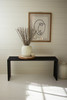 KALALOU CLL2653 BLACK METAL BENCH CONSOLE