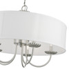 LIVEX LIGHTING 42985-91 5 Light Brushed Nickel Pendant Chandelier