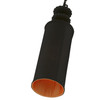 LIVEX LIGHTING 45121-04 1 Light Black Mini Pendant