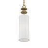 LIVEX LIGHTING 42981-01 1 Antique Brass Mini Pendant