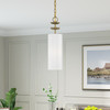LIVEX LIGHTING 42981-01 1 Antique Brass Mini Pendant