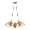 LIVEX LIGHTING 41053-33 3 Light Soft Gold Cluster Pendant