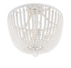 CRYSTORAMA 604-MT_CEILING Rylee 4 Light Matte White Ceiling Mount