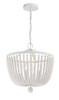 CRYSTORAMA 604-MT Rylee 4 Light Matte White Chandelier