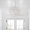 CRYSTORAMA 604-MT Rylee 4 Light Matte White Chandelier