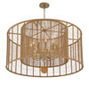 CRYSTORAMA JAY-A5009-BS Jayna 12 Light Burnished Silver Chandelier
