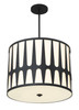 CRYSTORAMA ROY-809-BK Royston 5 Light Black Pendant