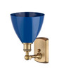 INNOVATIONS 516-1W-BB-MBD-75-BL 1-Light Sconce Brushed Brass