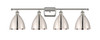 INNOVATIONS 516-4W-PN-MBD-75-PN 4-Light Bath Vanity Light Polished Nickel