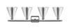 INNOVATIONS 516-4W-PC-MBC-8-PC 4-Light Bath Vanity Light Polished Chrome