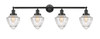INNOVATIONS 215-OB-G664-7 4-Light Bath Vanity Light Oil Rubbed Bronze