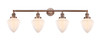 INNOVATIONS 215-AC-G661-7 4-Light Bath Vanity Light Antique Copper