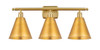 INNOVATIONS 516-3W-SG-MBC-8-SG 3-Light Bath Vanity Light Satin Gold