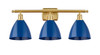 INNOVATIONS 516-3W-SG-MBD-75-BL 3-Light Bath Vanity Light Satin Gold