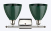 INNOVATIONS 516-2W-PN-MBD-75-GR 2-Light Bath Vanity Light Polished Nickel