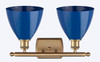 INNOVATIONS 516-2W-BB-MBD-75-BL 2-Light Bath Vanity Light Brushed Brass