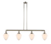 INNOVATIONS 214-PN-G661-7-LED 4-Light Island Light Polished Nickel