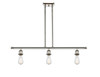 INNOVATIONS 516-3I-PN-MBD-75-SF-LED 3-Light Island Light Polished Nickel
