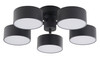 BETHEL INTERNATIONAL BE11C24B 5-Light LED Chandelier, Black