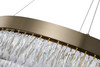 BETHEL INTERNATIONAL FT93C32G 1-Light LED Chandelier, Gold