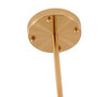 BETHEL INTERNATIONAL LA34C31CO 6-Light Chandelier, Gold