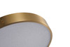 BETHEL INTERNATIONAL FT102FM12BR 1-Light LED Flush Mount, Brass