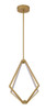 BETHEL INTERNATIONAL WE01C18GD 4-Light LED Chandelier, Gold