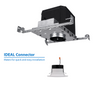 NICOR EFH4-LED 4 in. Fire Rated New Construction Recessed Housing with IDEAL Quick Connect