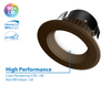 NICOR DLR3-10-120-3K-OB-BF DLR3 Series 3-inch Oil-Rubbed Bronze LED Recessed Retrofit Downlight, 3000K