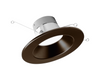NICOR DLR56609120SOB DLR56(v6) 5/6-inch Oil-Rubbed Bronze 900 Lumen Selectable Recessed LED Downlight