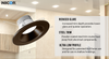 NICOR DLR56609120SOB DLR56(v6) 5/6-inch Oil-Rubbed Bronze 900 Lumen Selectable Recessed LED Downlight