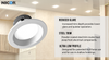 NICOR DLR4607120SWH DLR4(v6) 4-inch White Selectable Recessed LED Downlight