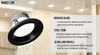 NICOR DLR4607120SBK DLR4(v6) 4-inch Black Selectable Recessed LED Downlight