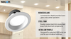 NICOR DLR4607120SWH-12PK DLR4(v6) 4-inch White Selectable Recessed LED Downlight (12 Pack)