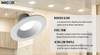 NICOR DLR566091203KWHBF-12 DLR56(v6) 5/6-inch White 900 Lumen 3000K Recessed LED Downlight with Baffle (12 Pack)