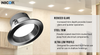 NICOR DLR46071203KNK DLR4(v6) 4-inch Nickel 3000K Recessed LED Downlight