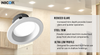 NICOR DLR46071203KWH-12PK DLR4(v6) 4-inch White 3000K Recessed LED Downlight (12 Pack)