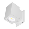 NICOR OWCQ4D1022MV30WH Dorado 22W Square LED Outdoor Wall Mount Cylinder Light, 3000K, White