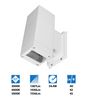 NICOR OWCF4N1036MV40WH Dorado 36W LED Outdoor Wall Mount Cylinder with Up/Down Fan Distribution, 4000K, White