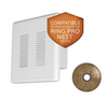 NICOR PRCP2SBAB PrimeChime Plus 2 - Video Compatible Doorbell Chime Kit with Antique Brass Stucco Button