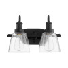 Quorum 508-2-59 2-Light Vanity Light,Matte Black