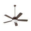 Quorum 4525-286 2-Light Ceiling Fan,Oiled Bronze