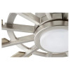 Quorum 47212-65 Cirque 1-Light Patio Fan,Satin Nickel