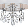 Crystorama 6623-CH-CL-MWP_CEILING Othello Polished Chrome 3 Light Ceiling